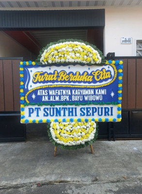 Papan Bunga Duka di Tanobato