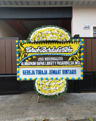 Papan Bunga Duka di Tanobato